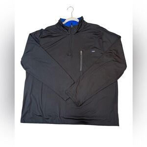 Chaps Performance Quarter Zip Pullover Black  Men’s XXL